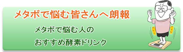 メタボで悩む人のおすすめ酵素ドリンク